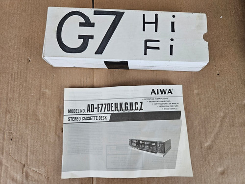Aiwa f770 stereo - aiwa, ad