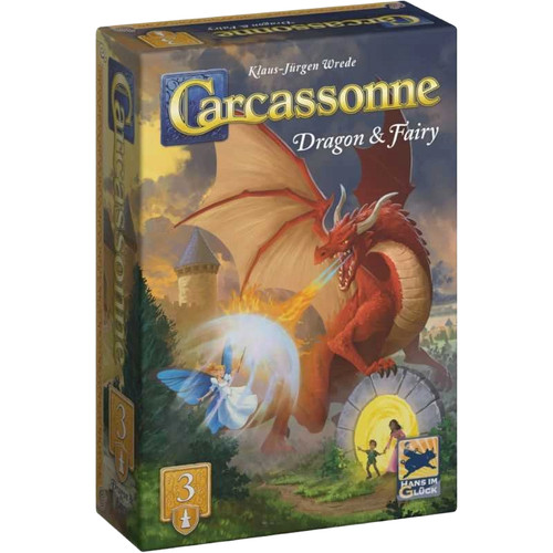 Carcassonne dragon fairy - dragon, &