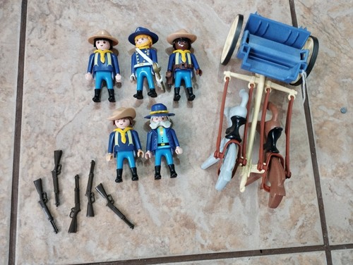 Playmobil union soldiers with - union,