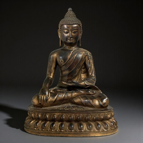 Bronze buddha statue cm - bronze, 45.5