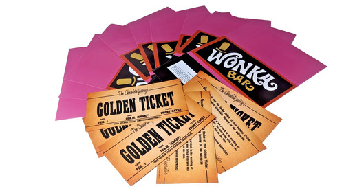 10x wonka chocolate bar - wonka,