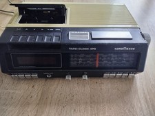 Vintage Nordmende Tape-Clock 470 clock radio. 1976