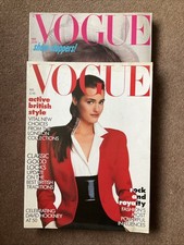 Vogue UK x2 Vintage Fashion From 1985 & 1987