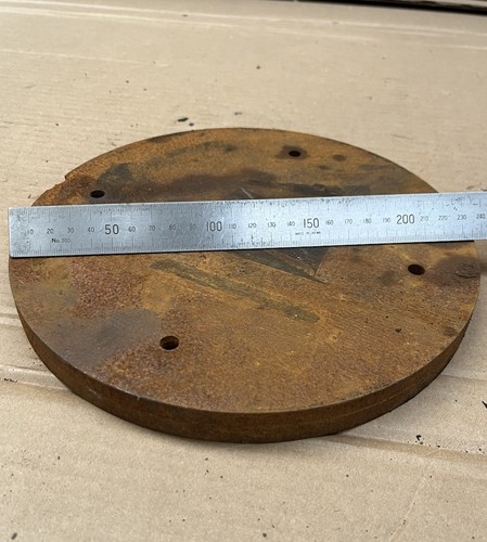 Round solid steel doming - solid, bench
