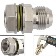 DIY Turbo Oil Pan Sump Return Drain Adapter Bung Fitting 10AN to M18x1.5 no Weld