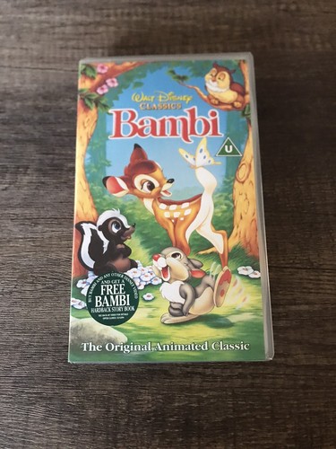 Bambi vhs video tape - vhs,