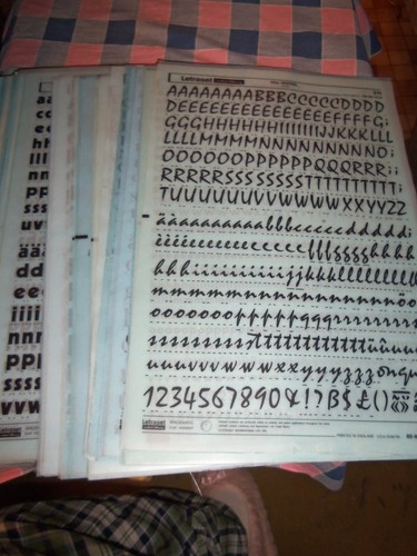 Nos letraset lettering 10 - nos,