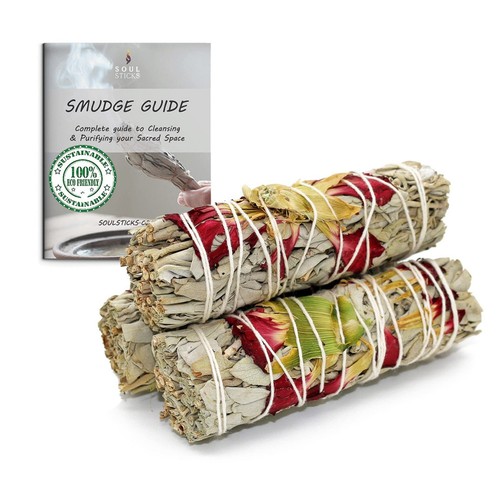 Sage smudge sticks - sage, 4"