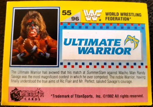 Wwf summer slam 1992 cards - wwf,