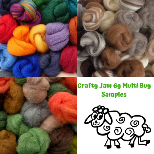Needle wet felting dyed - dyed, &