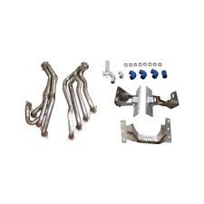 LS1 Engine T56 Transmission Mount Swap Headers Radiator Piping Kit For BMW E36