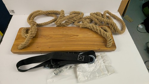 Wooden tree swing - seat, with