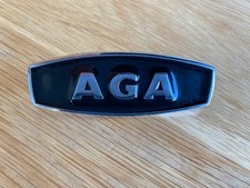 Black/Silver Enamel Aga Cooker Badge - New
