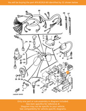 YAMAHA Voltage Regulator Assy, 4F4-81910-60 OEM DT50MX RD80 RD50M RZ50 IT200S