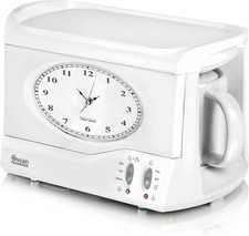 Swan STM201N Vintage Teasmade with a Traditional Dial Clock, Rapid Boil and... 
