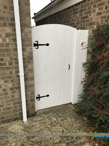 Wooden side gate - wooden,