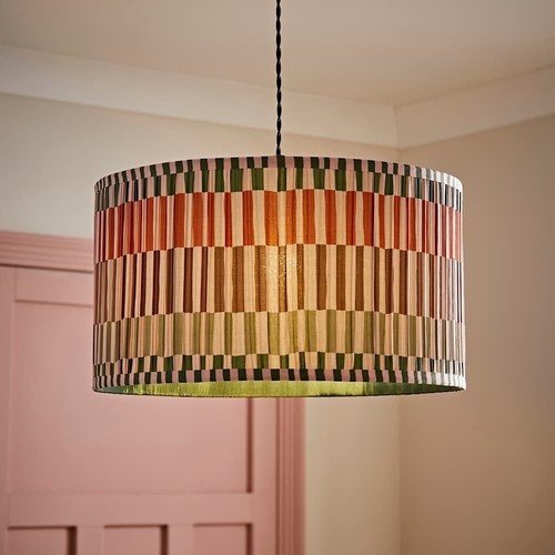 Easy fit lampshade striped - easy,