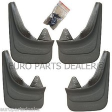 Set of 4x Rubber Moulded Universal Fit MUD FLAPS GUARDS FORD and KIA models