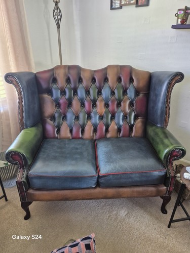 Chesterfield leather queen - leather,