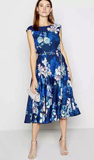 JENNY PACKHAM BLUE FLORAL 50'S