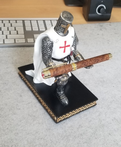 Templar knight pen holder for - templar,