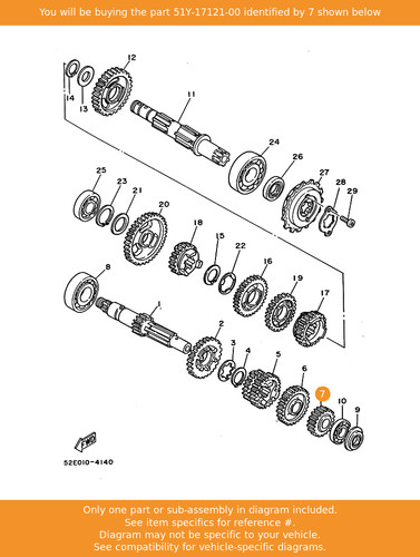 Yamaha 301 gear - yamaha, 2nd