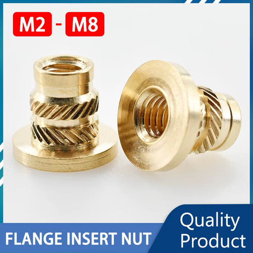 Brass threaded insert nuts - brass,