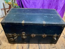 VERY RARE Vintage Steamer Trunk Travel Wardrobe; Hangers Drawers etc Can Deliver