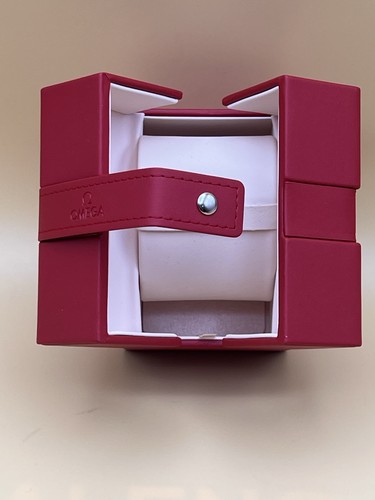 Genuine omega red watch box - genuine,