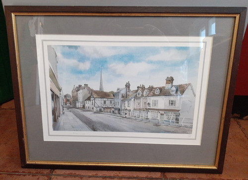 Peter wagon print old - wagon, town