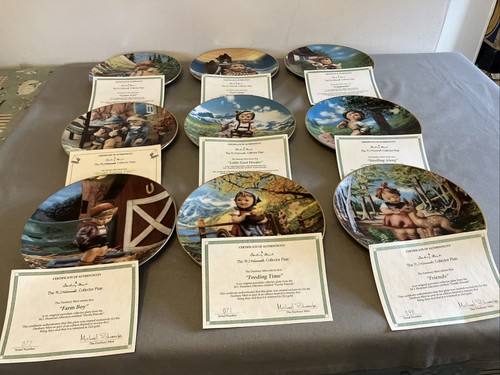 Nine danbury mint - danbury, hummel