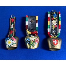 Vintage Swiss Brass Cow Bell