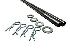 2 New Trolley Wheel Axles For