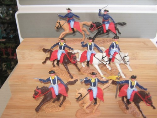 Timpo 7th cavalry mounted - , set