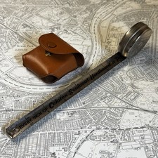 Vintage Measuring Tape Celotex Metal In Case Advertising Collectable 