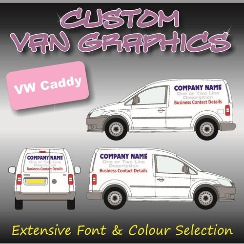 Van graphics sign - van,