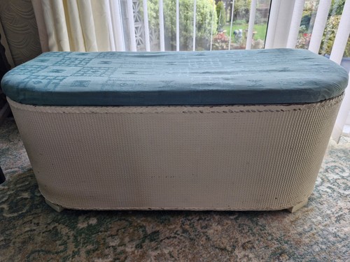 Lloyd loom style ottoman - lloyd,