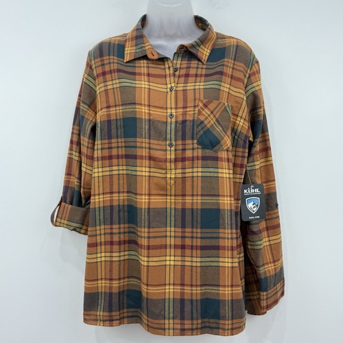 Kuhl ferrata tunic flannel - tunic,