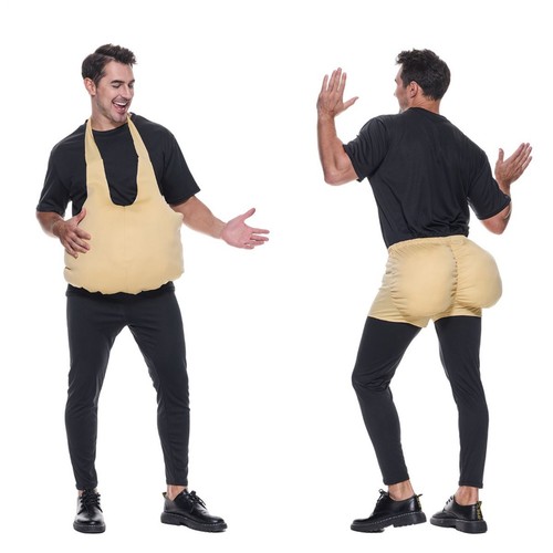 Fake butt belly men old - butt,