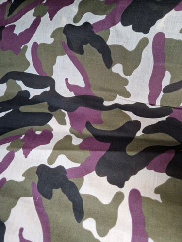 Camouflage polycotton fabric - camouflage,