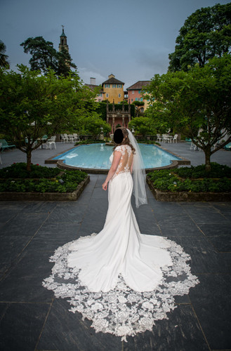 Wedding dress justin - wedding, (+veil),