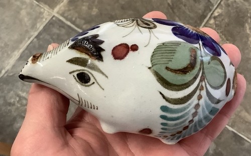 Mexican pottery tonala pig - mexican,