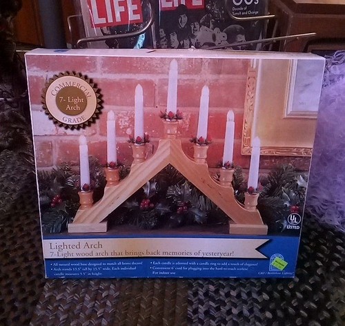 Vtg light wood arch - vtg,
