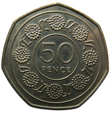 1988 Gibraltar 50p Fifty Pence