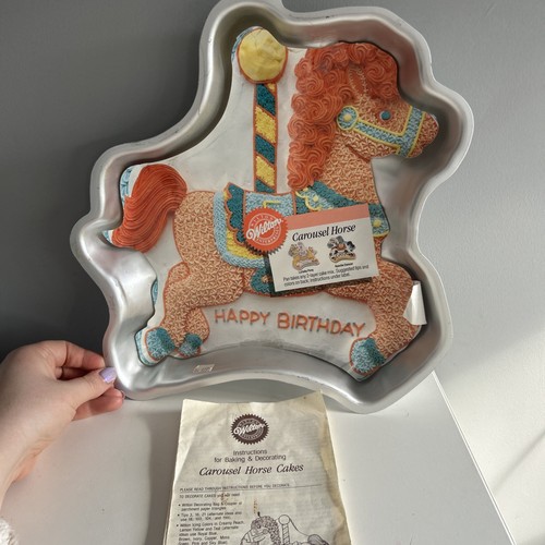 1990 wilton carousel horse - 1990,