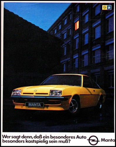Opel manta original - manta, b