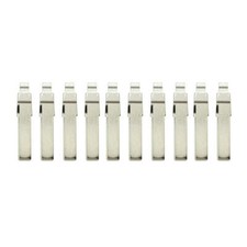 Flip Key Uncut Blade Blank Key Replacement for Audi and VW Volkswagen (10 Pack)