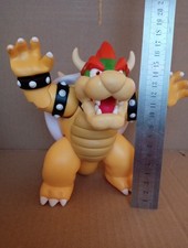 Nintendo super mario large posable bowser figure Approx 17cm Vgc Great Gift