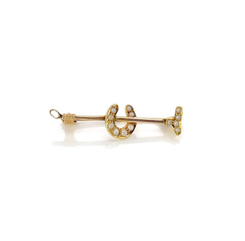 Victorian polo mallet and - victorian,
