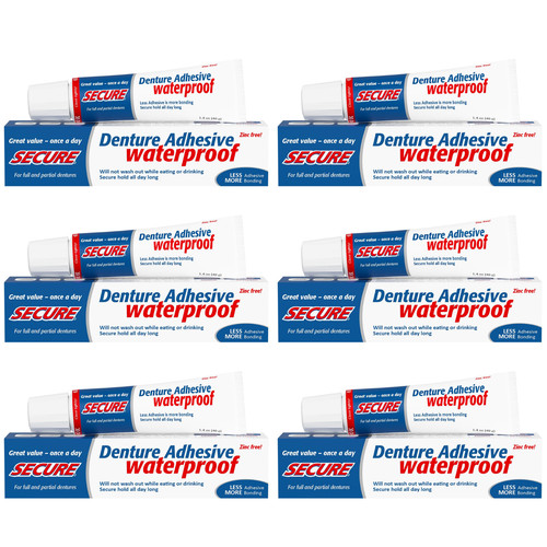 Secure denture adhesive - adhesive, cream